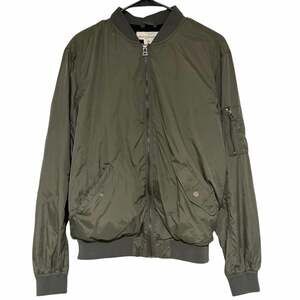 H&M Label of Graded Goods Olive Green Bomber Jacket Size Small